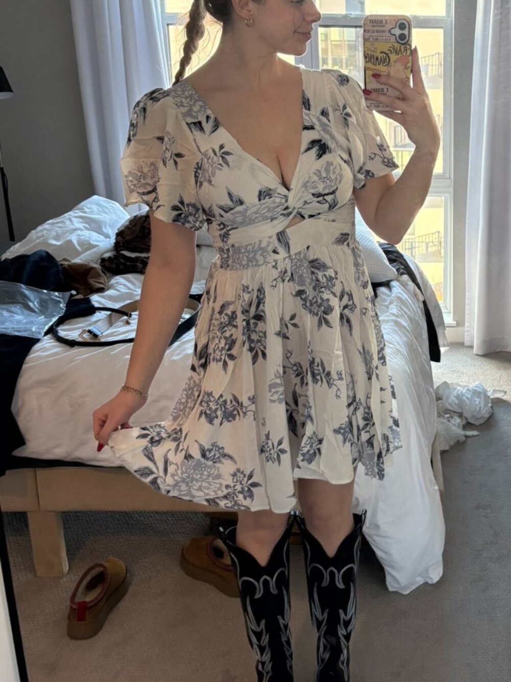 Angie Floral Dress